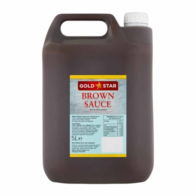 Gold Star Chip Brown Sauce 5L