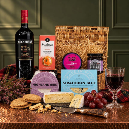 Port & Luxury Cheese Selection - Scottish Store & Deli
