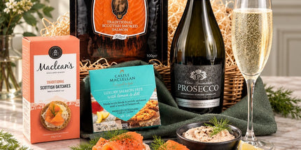 Prosecco & Smoked Salmon Hamper - Scottish Store & Deli