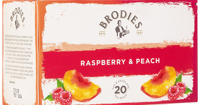 Raspberry & Peach Tea Brodies