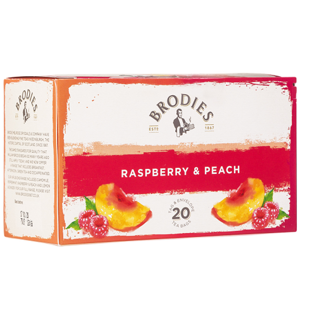 Raspberry & Peach Tea Brodies