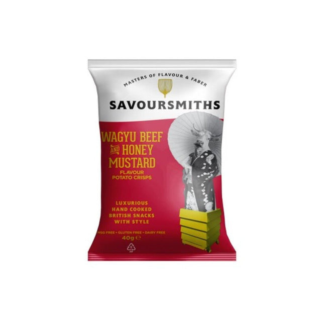 Wagyu Beef + Honey Mustard Potato Crisps Savoursmiths - Scottish Store & Deli