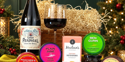 Scottish Cheese and Wine Christmas Hamper - Scottish Store & Deli