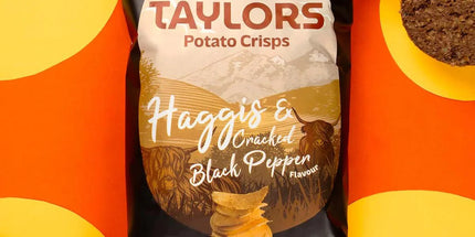 Haggis & Cracked Black Pepper Potato Crisps Taylors - Scottish Hampers