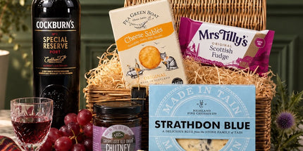 The After-Dinner Port & Blue Gift Box - Scottish Store & Deli