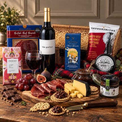 The Guv’nor Wine & Cheese Hamper - Scottish Store & Deli