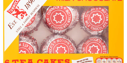 Tunnock's Milk Chocolate Tea Cakes 6 x 24g