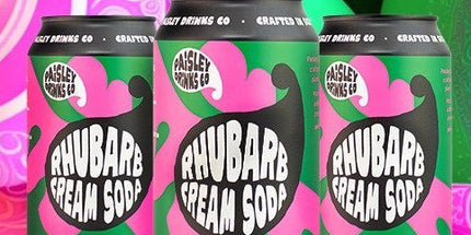 Paisley Rhubarb Cream Soda - Scottish Hampers