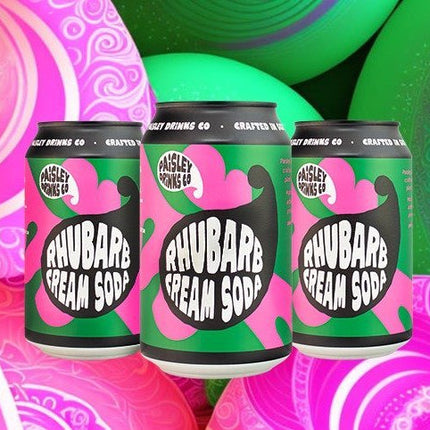 Paisley Rhubarb Cream Soda - Scottish Hampers