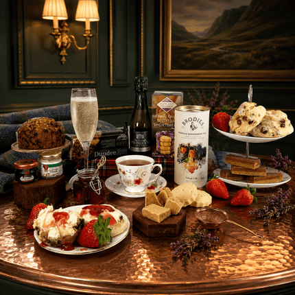 Afternoon Tea Treat Hamper With Prosecco - Scottish Hampers
