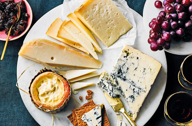 Artisan Scottish cheese selection featuring handcrafted cheeses and gourmet deli favourites