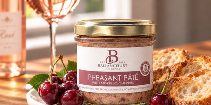 Ballancourt Pheasant Pâté with Morello Cherries 180g