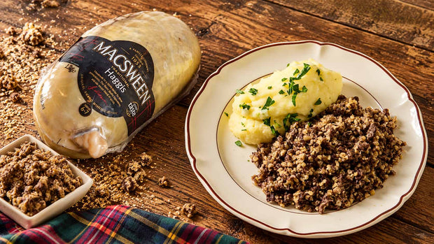 Macsween haggis with haggis neeps and tatties