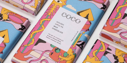 Golden Apple Pie Milk Chocolate Bar - Scottish Hampers