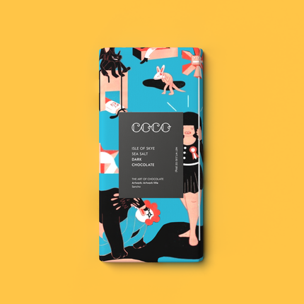 Isle of Skye Sea Salt Dark Chocolate Bar