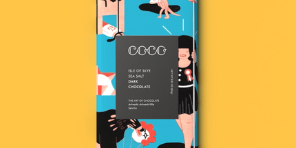 Isle of Skye Sea Salt Dark Chocolate Bar - Scottish Hampers