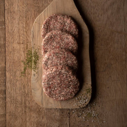 Lamb and Mint Burger Pack Weight 170g X 4