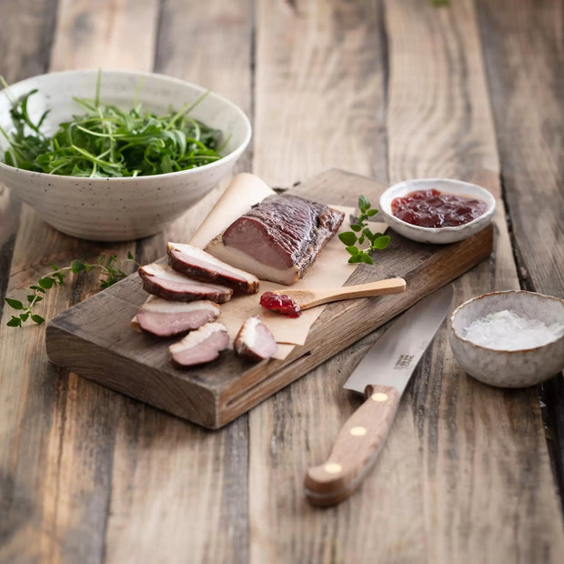Charcuterie meats and pâté selection featuring cured meats and gourmet deli favourites