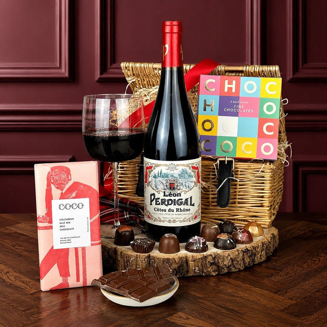 Red Wine & Chocolate - Scottish Hampers