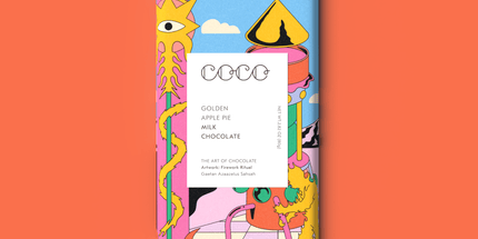 Golden Apple Pie Milk Chocolate Bar - Scottish Hampers