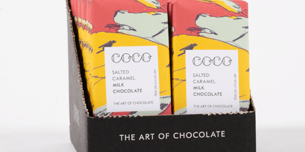 Salted Caramel Milk Mini Chocolate Bar (Pack of 24) - Scottish Hampers