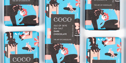 Isle of Skye Sea Salt Dark Mini Chocolate Bar (Pack of 24) - Scottish Hampers