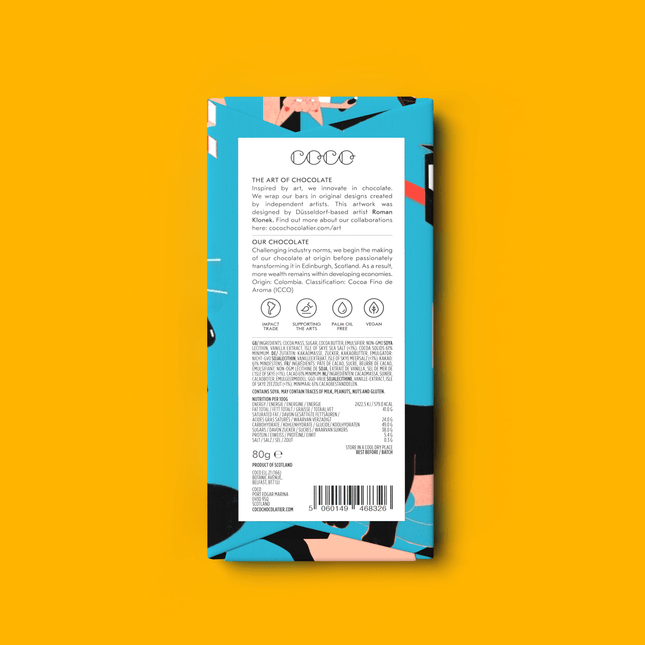 Isle of Skye Sea Salt Dark Chocolate Bar - Scottish Hampers