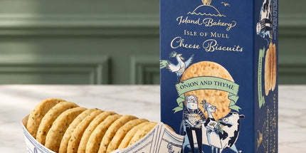 Mull Cheese Biscuit Onion & Thyme Island Bakery - Scottish Store & Deli