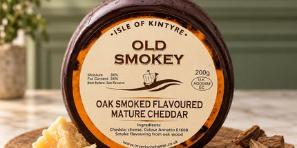 Old Smokey Mature Cheddar Isle of Kintyre - Scottish Store & Deli