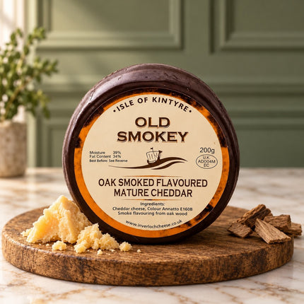 Old Smokey Mature Cheddar Isle of Kintyre - Scottish Store & Deli