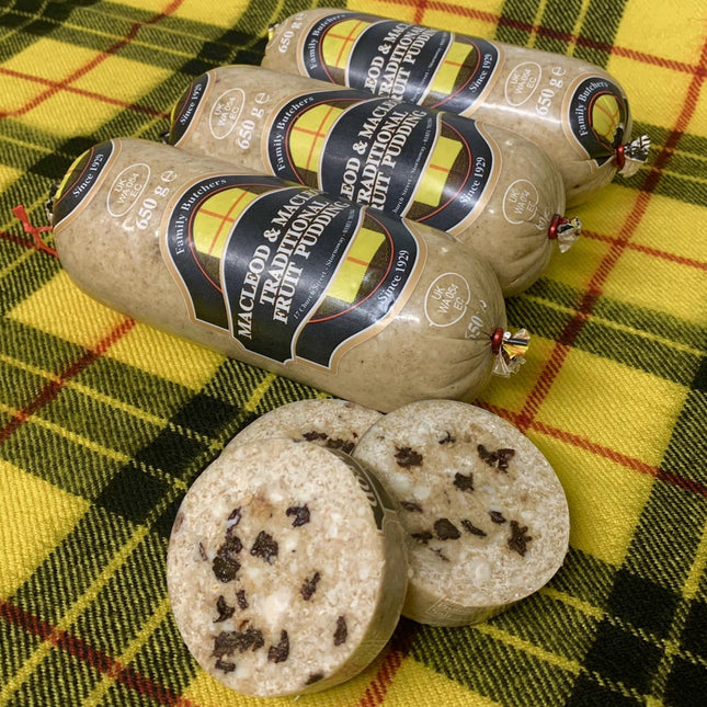 Macleod & Macleod Fruit Pudding 650g - Scottish Hampers