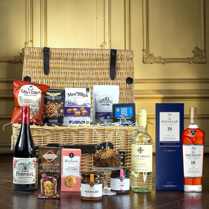 The Macallan 18 Prestige Scottish Hamper - Scottish Hampers