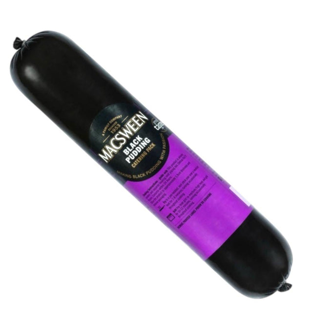 Macsween traditional Scottish black pudding 1.36kg catering roll