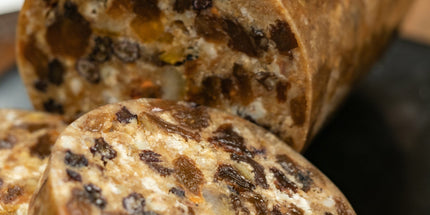 McWilliam fruit pudding roll 1.36kg — traditional Scottish breakfast pudding with sultanas and spices, available from Scottish Store & Deli