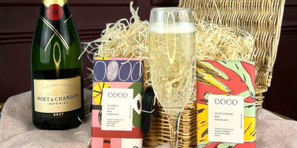 Moët Champagne & Coco Chocolatier Luxury Gift Hamper - Scottish Hampers