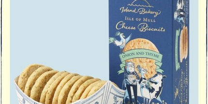 Mull Cheese Biscuit Onion & Thyme Island Bakery - Scottish Hampers