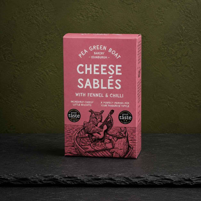 Cheese Sablés with Fennel & Chilli