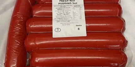 Jumbo Red Pudding (8x142g) - Scottish Store & Deli