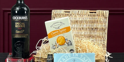 The After - Dinner Port & Blue Gift Box - Scottish Hampers