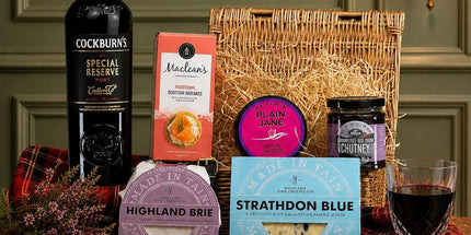 Port & Luxury Cheese Selection - Scottish Hampers