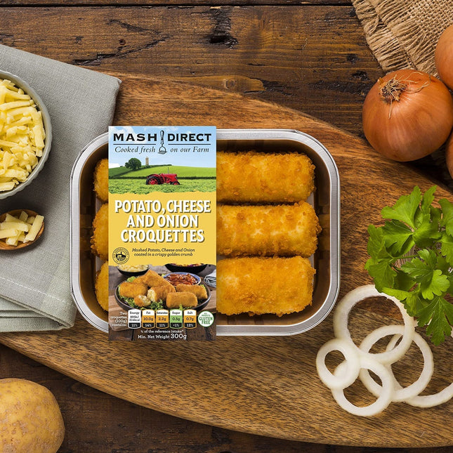 Potato, Cheese and Onion Croquettes MASH DIRECT 300g