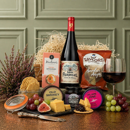 The Cheesemonger’s Red Wine Pairing Box - Scottish Hampers