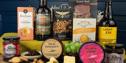 Smoke House and Craft Beer Hamper with Scottish ales, artisan cheeses, smoked meats and gourmet accompaniments