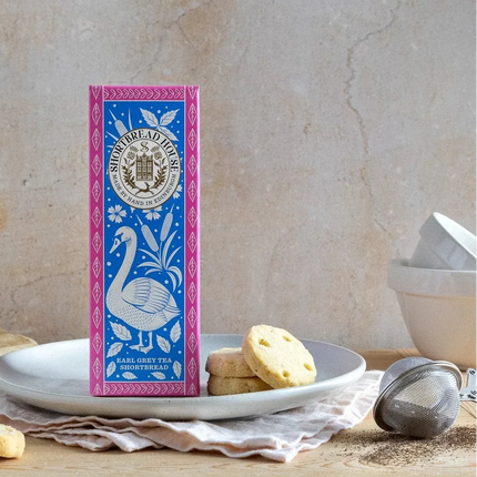 Shortbread House of Edinburgh Earl Grey Tea Shortbread 125g box with shortbread rounds