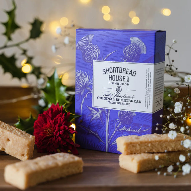 Shortbread House of Edinburgh Original Recipe Shortbread 170g purple box with shortbread fingers
