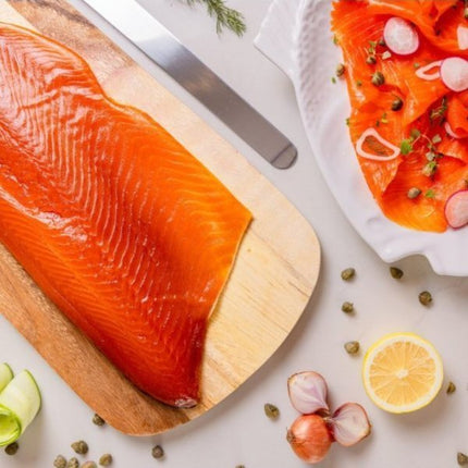 Smoked Trout Whole Sliced Side 1kg