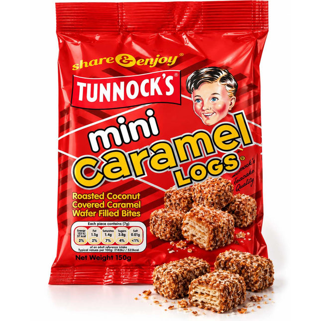 Tunnock’s Mini Caramel Logs Gift Pouch 150g