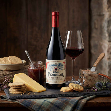 Wine, Cheese & Rillette Gift Hamper - Scottish Store & Deli